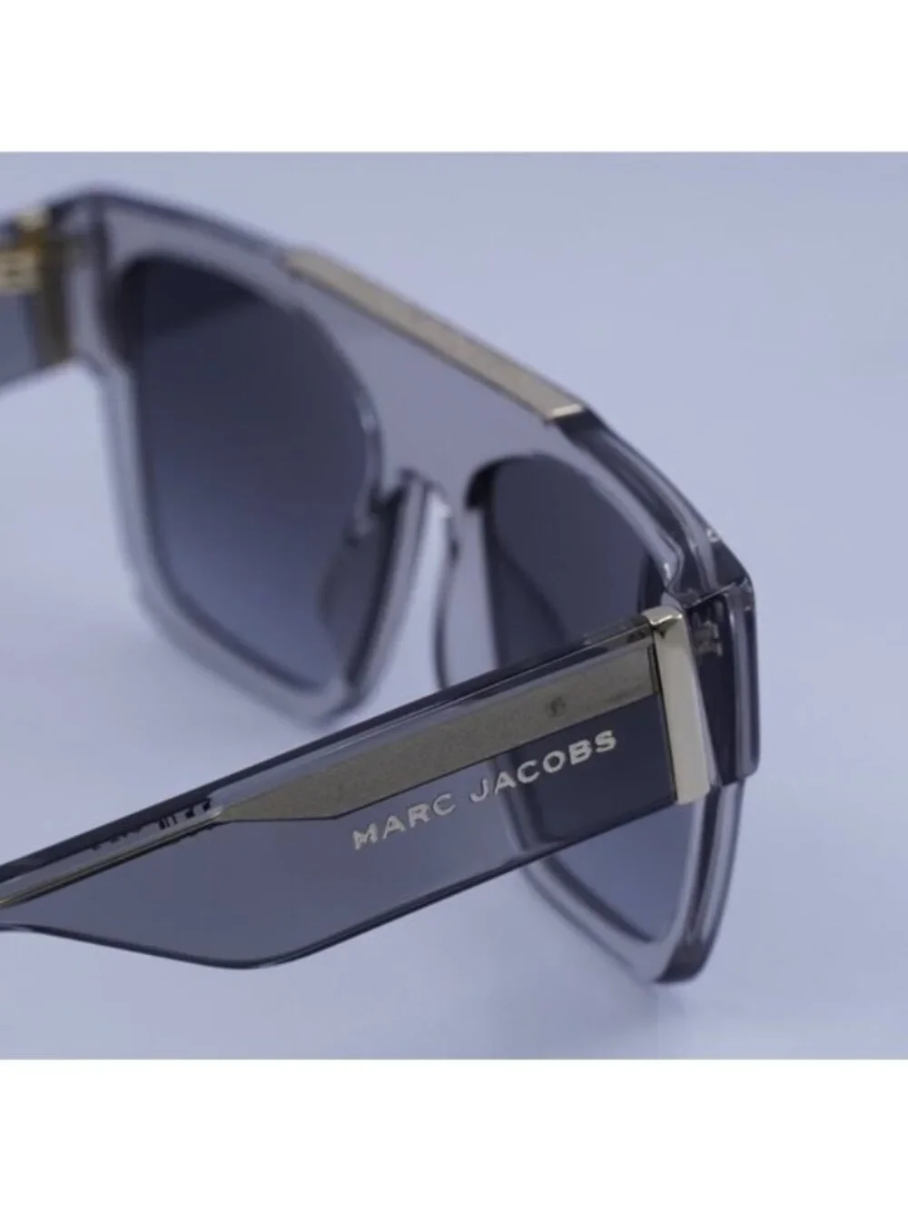 Marc Jacobs MARC 757/S 0KB7 9O Sunglasses Grey Square Frame, Grey Lenses